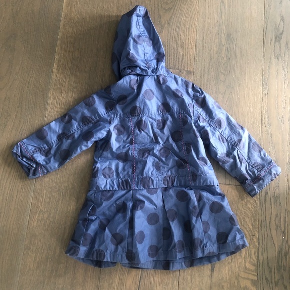 Catimini designer girls rain jacket sz 2 Paris - Picture 2 of 5